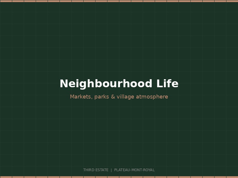 Bustling summer street life in the Plateau-Mont-Royal neighbourhood